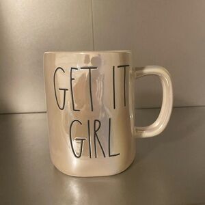New Rae Dunn Get It Girl Iridescent Mug